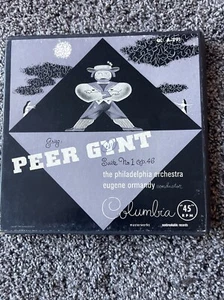 Peer Gynt Suite No 1 OP.46 Philadelphia Orchestra Vinyl 45 Box Set Rare - Picture 1 of 5