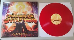 Stryper Even The Devil Believes Die Cut Cover Red Vinyl Record new - Picture 1 of 2