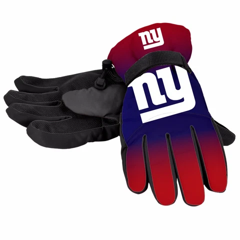 New York Giants Gloves Big Logo Gradient Insulated Winter NEW Unisex S/M L/XL Cover