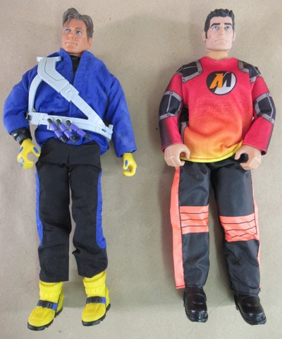Mattel MAX STEEL & Hasbro ACTION MAN SKATEBOARD  12" Action Figures Set of 2 Cover