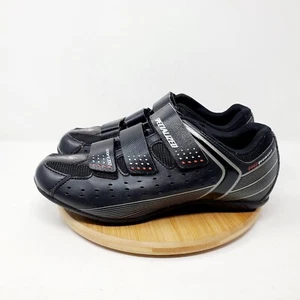 Specialized Mens 7.5 Cycling Bike Shoes Black 3 Strap Sport Touring - Picture 1 of 11