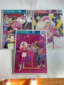 (3) 1986 1987 Barbie The Rockers 12 Piece Frame Tray Puzzle Mattel ** ALL SEALED - Picture 1 of 4