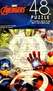 48 PC MARVEL AVENGERS CAPTAIN AMERICA, IRONMAN, HULK & THOR PUZZLE. AGES 6+ - Picture 1 of 3