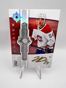 Jordan Harris 2022-23 Ultimate Collection Emblems Rookies Auto #UE-JH Canadiens - Picture 1 of 3