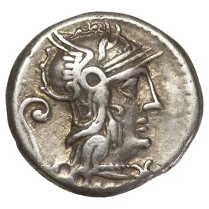 République romaine SERVILIA Denier 127 BC Rome Cavaliers argent RRC.264 /1 - Imagen 1 de 2