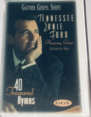 Tennessee Ernie Ford Amazing Grace Vol 1 Gospel Music 40 Hymns Cassette 1F04 - Image 1 of 4