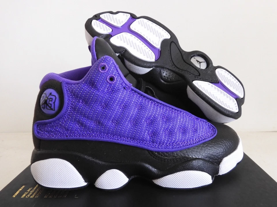 Nike Air Jordan 13 Retro (Ps) Púrpura Veneno-Negro-Blanco Talla 12.5c [FD4649-501] Foto 1 de 4