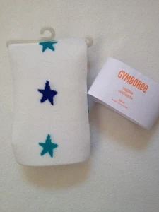 NWT Gymboree Seaside Stroll Stars Ivory Tights L 10 12 - Picture 1 of 1