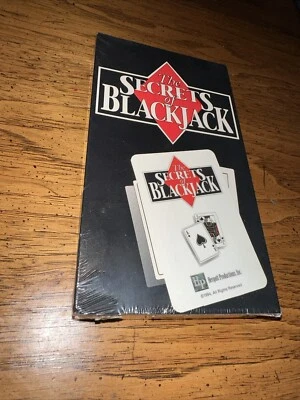 The Secrets of Blackjack VHS Tape Howard Grossman Casino Games NEW SEALED VHS - Image 1 of 4