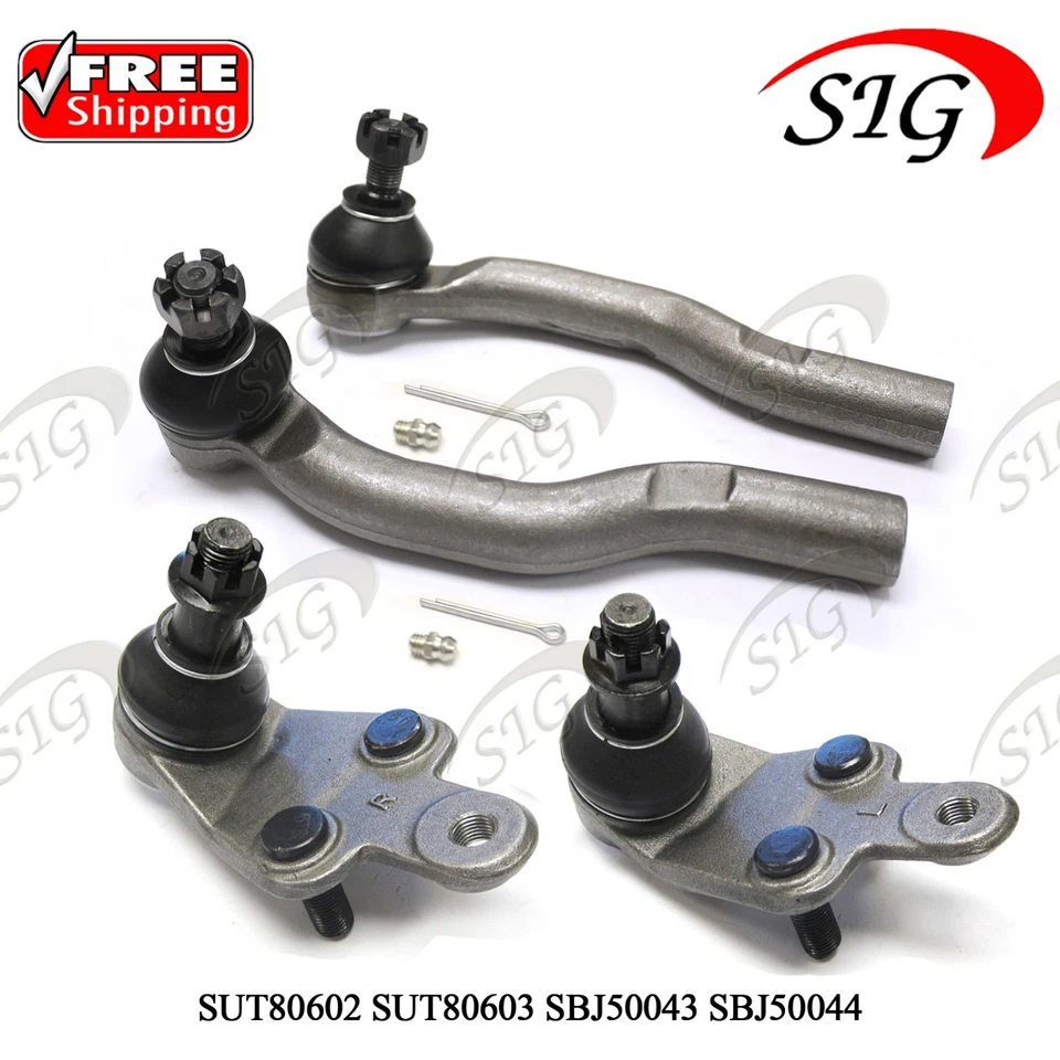 Kit de 4 piezas de rótulas inferiores delanteras para Toyota Avalon 2005-2012 Foto 1 de 4