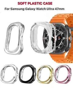 Błyszczące etui ochronne do Galaxy Watch Ultra 47mm miękkie silikonowe etui na skórę z TPU - Zdjęcie 1 z 15