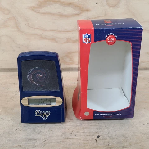 NFL St Louis Rams Rocking Alarm Clock Father's Day Gift - LA Cover