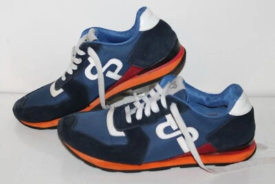 Zapatillas informales OPP, Bavt/naranja/blanco, cuero gamuza, Francia, para hombre talla 10 Foto 1 de 4