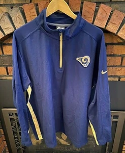 Vintage Y2K NFL St. Louis LA Rams Player Issued NIKE Pullover XL Dri-Fit - Picture 1 of 4