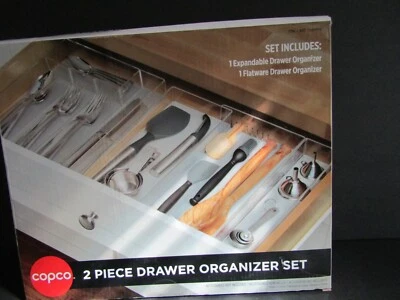 COPCO Juego organizador de cajones y cubiertos rectangulares expandibles #5234679 Foto 1 de 4