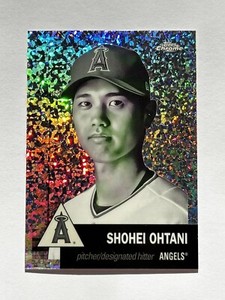 Shohei Ohtani 2022Topps Chrome Platinum Anniversary Black & White Mini Diamond