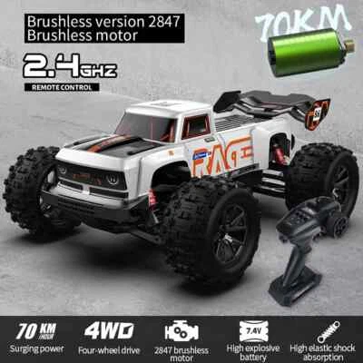 1:16 70 KM H 4WD Hochgeschwindigkeits-Offroad-2,4G bürstenloser Monstertruck - Bild 1 von 4
