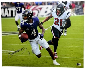 Zay Flowers Signed 16x20 Photo Baltimore Ravens (Beckett) - Picture 1 of 3