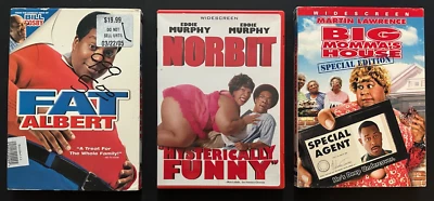 Fat Albert, Norbit, Big Momma's House =3 DVDS/ Cases all included. - Image 1 of 4