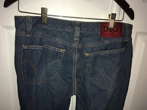 Dolce & Gabbana Jeans Women's 30 x 36 Denim Blue Flare Vintage - Picture 1 of 6