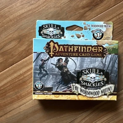 JUEGO DE CARTAS PATHFINDER AVENTURA 1 CALAVERA Y GRILLETES EL MOTÍN AJENJO COMPLETO Foto 1 de 2