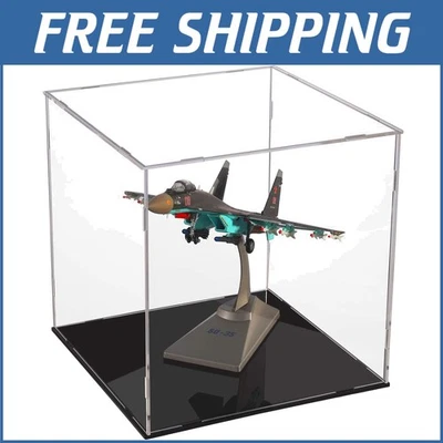 Modern Clear Acrylic Showcase for Collectibles & Doll Display - Easy Assembly - Image 1 of 4