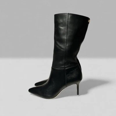 🌻Botas de aguja Lauren Ralph Lauren Leannah de cuero napa punta talla 8,5 Foto 1 de 4