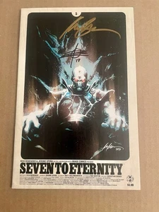 Seven to Eternity #5 Variant SIGNED Rick Remender Rafael Albuqerque Image 2016 - Picture 1 of 2