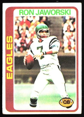 1978 Topps #449 Ron Jaworski - Image 1 of 2