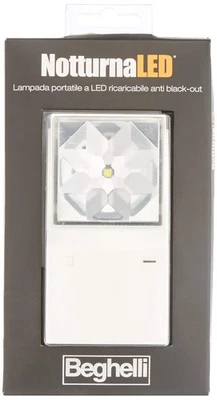 Beghelli 34688-10 Lampada Emergenza Notturna LED Bianca Multicolore - Immagine 1 di 4