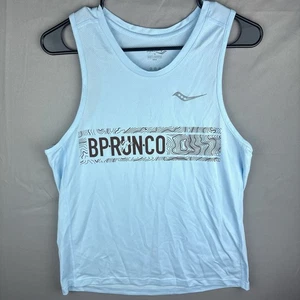 Saucony Stoppuhr Graphic Singlet Race Tank Herren Medium hellblau SAM800277 - Bild 1 von 7