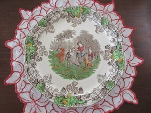 VINTAGE COPELAND SPODE SPODES BYRON SECTIONED PLATE - Picture 1 of 9
