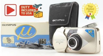 [Almost MINT in Box] Olympus μ mju ii 115 VF 35mm Point & Shoot Film From JAPAN - Image 1 of 4