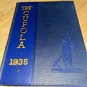1935 NORTH PARK COLLEGE YEARBOOK - THE CUPOLA  -Great Chicago Ads - Picture 1 of 24