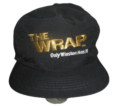 Gorra gorra vintage de nailon con cierre a presión The Wrap Winston Cigarettes años 80 90  Foto 1 de 4