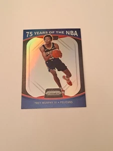 Trey Murphy III 2021-22 Donruss Optic Prizm 75 Años de la NBA Inserto - Imagen 1 de 3