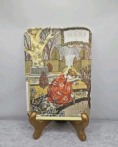 Eugene Grasset Art Nouveau Melamine Serving/Tip/Trinket Tray(March)Made In Italy - Picture 1 of 6