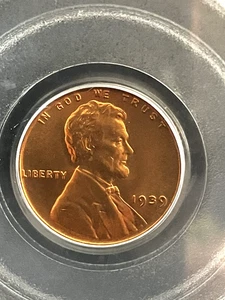 1939 Lincoln Wheat Cent PCGS MS67 RD - Picture 1 of 4