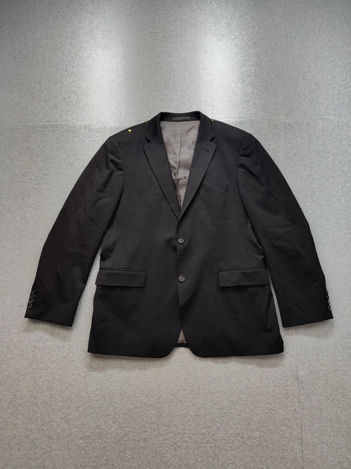 Blazer BOSS Hugo Boss Chaqueta Para Hombres 40R Negro Reda Super 100 Lana Hecho en EE. UU. Foto 1 de 4