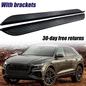 2Pcs Running Boards Nerf Bars Side Steps Fits for Audi Q8 2019-2020 - Picture 1 of 11