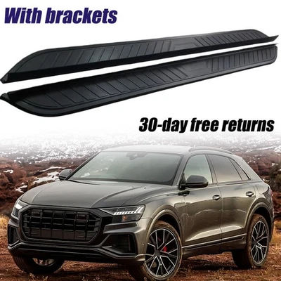 2Pcs Running Boards Nerf Bars Side Steps Fits for Audi Q8 2019-2020 - Image 1 of 4