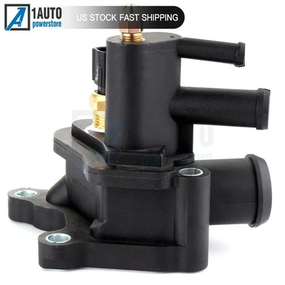 Black Thermostat Housing Fit For 2001-2006 Dodge Stratus Chrysler Sebring 2.7L - Image 1 of 4