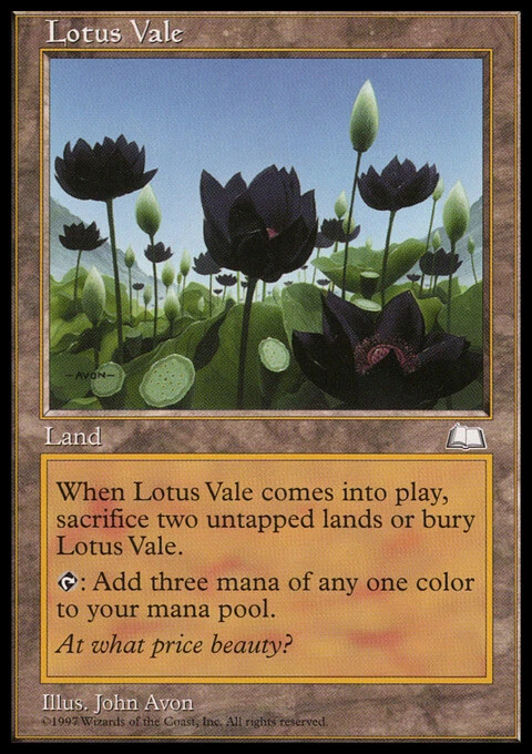 MTG Magic the Gathering Lotus Vale (165/167) Weatherlight LP - Image 1 of 1