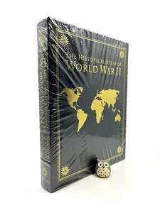 EASTON PRESS Historical Atlas of World War II Swanston Leather WWII Maps SEALED - Picture 1 of 17
