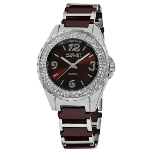 Women's August Steiner AS8036BR Quartz Movement Crystal Bezel Bracelet Watch - Picture 1 of 1