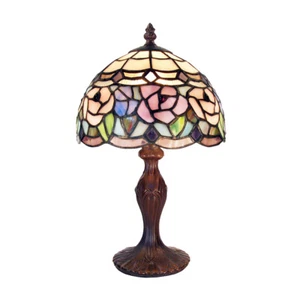 Tiffany Table Lamp, H35cm, Small Table Lamp, Leadlight, Chandell . - Picture 1 of 7