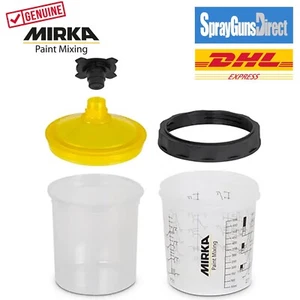 Mirka Lackbechersystem 180ml mit 190μm Filterdeckel (9190172180) *50er Pack* - Bild 1 von 2