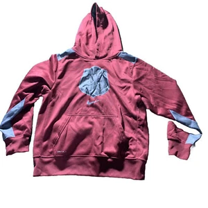 Nike Darth Vader Sweatshirt Youth LARGE red Star Wars hoodie pullover dry fit - Picture 1 of 11
