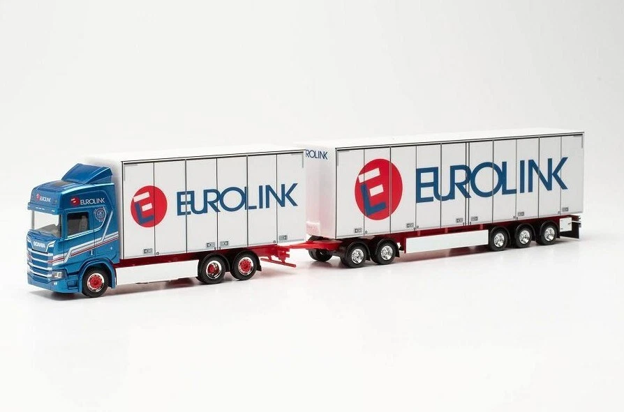 Scania CR 20 HD Schwedencombi Eurolink 316552 Herpa 1:87 - Image 1 of 1