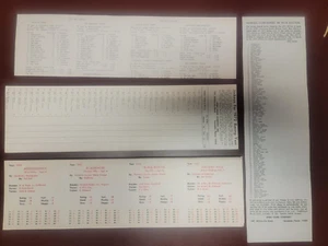APBA: American Saddle Horse Racing 1972 Card Set - Uncut, Mint, Free Shipping - Picture 1 of 4